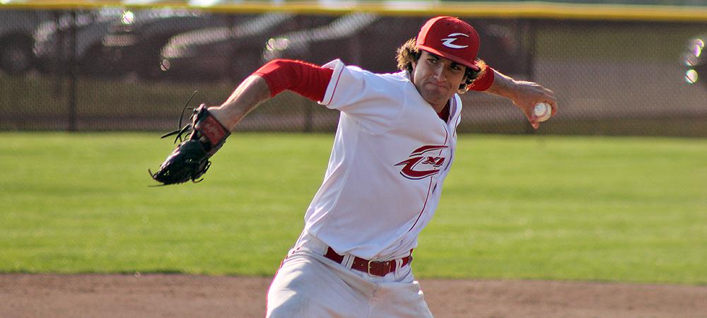 Luke Whelpton went the distance in game two. Photo by Nicholas Huenefeld/Owens Sports Information