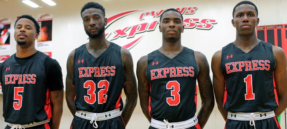 Pictured are Jalen Huff, Jaylen Tucker, Shondell Jackson and Derrik Jamerson Jr. (L to R)
