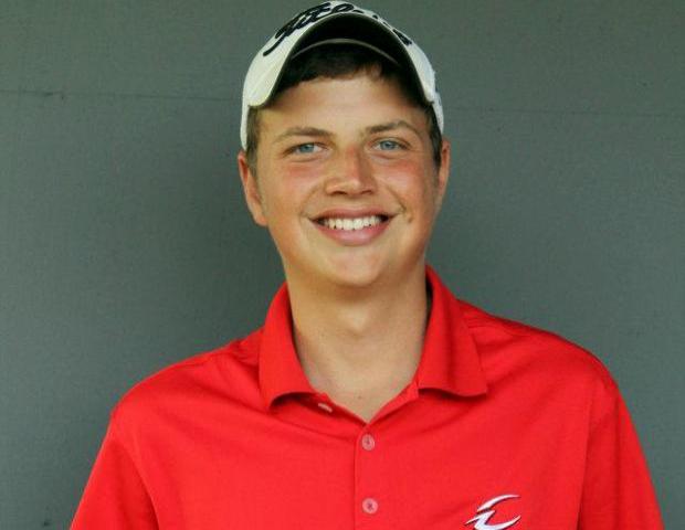 Freshman golfer Luke Berger finished tied for 32nd at the NJCAA D-II National Golf Tournament. He was only the third Express golfer to qualify for nationals since 2006. Photo by Nick Novy/Cincinnati State CC