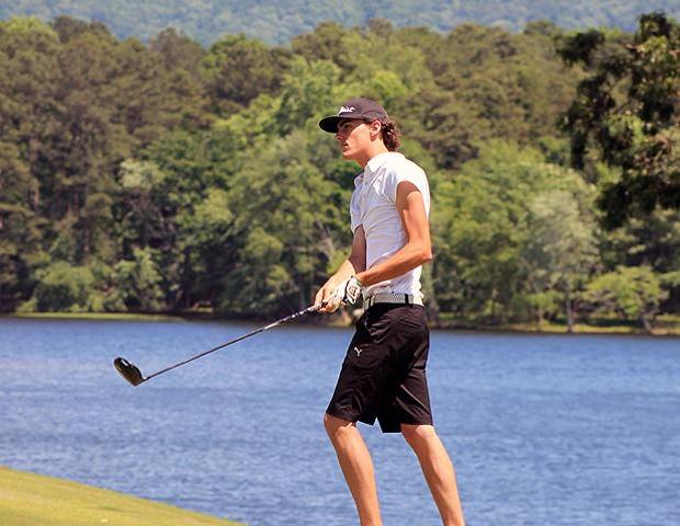Brandon Hoelzer was named a PING First Team All-American by the GCAA this week. Photo by Nicholas Huenefeld/Owens Sports Information