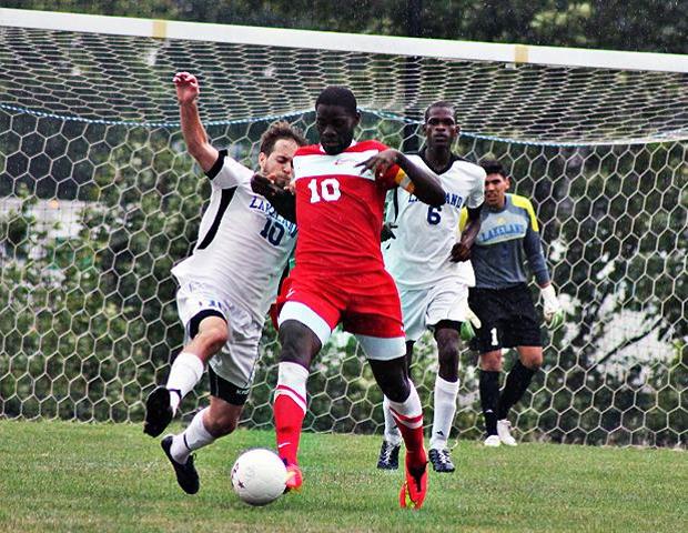 Bjion Campbell scored his second goal of the season today to help his team to a 4-1 win over Lakeland on the road. Photo by Nicholas Huenefeld/Owens Sports Information