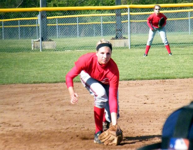Sophomore 1B/3B Sydney Barron and her teammates are now the ninth ranked team in the nation following the release of today's poll. Photo by Nicholas Huenefeld/Owens Sports Information