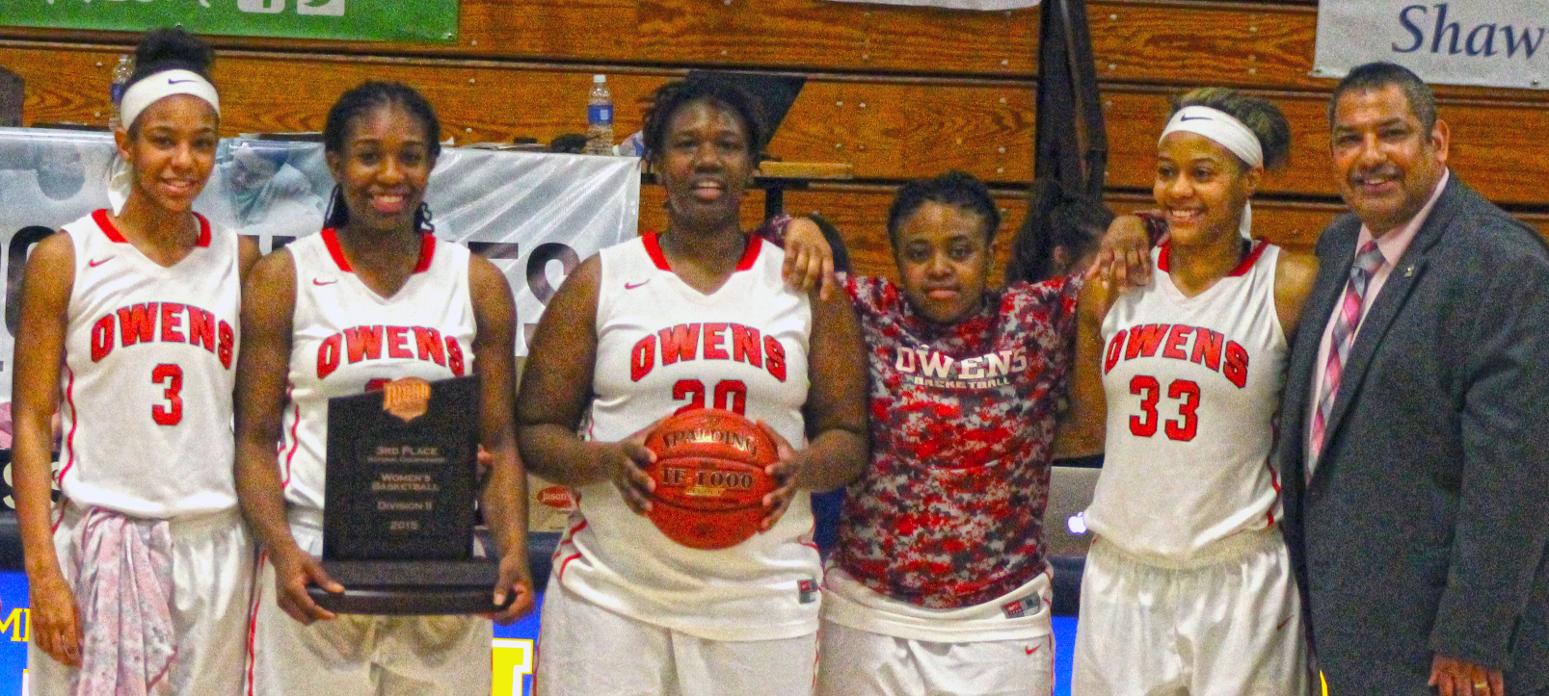 Sophomores Make Key Plays As No. 2 Owens Secures 3rd Place In 79-76 OT Win Over No. 5 Monroe C.C.