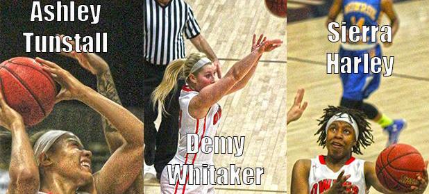 Harley, Tunstall, Whitaker Earn WBCA All-American Honors