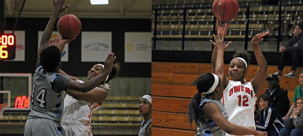 Tatyana Reynolds scored 21 points today. Photos by Nicholas Huenefeld/Owens Sports Information