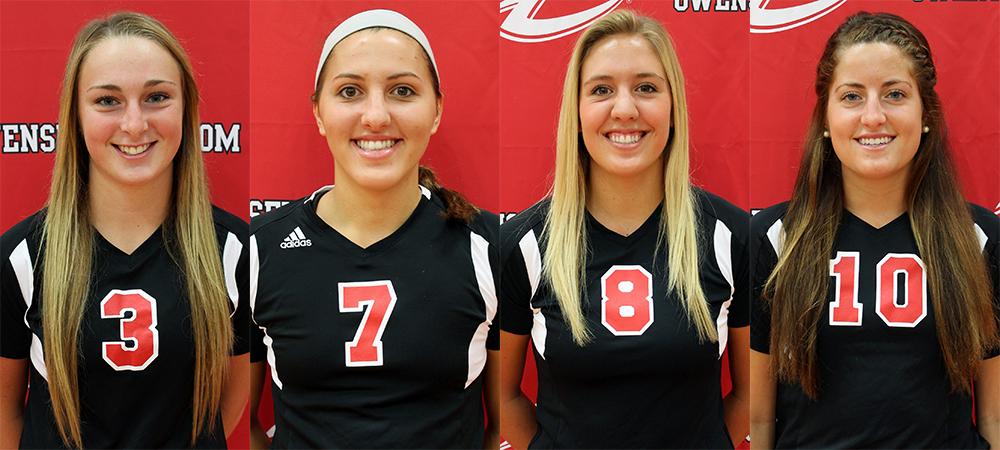 L to R: Gyori, Mikesell, Hartings, Reigelsperger
