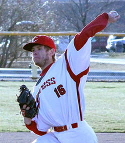 Nick Morrow Pitches Complete Game For A Win On Monday